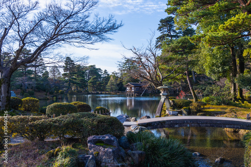 兼六園　初冬　霞ヶ池　【石川県】