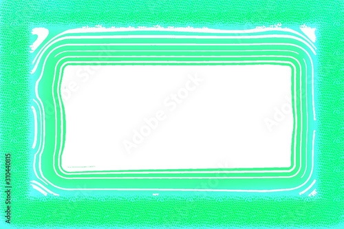 abstract green frame with copy space for your text