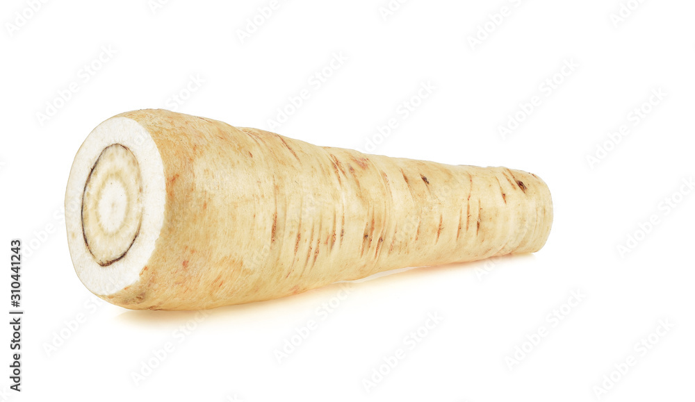 Parsnip isolated on the white background.