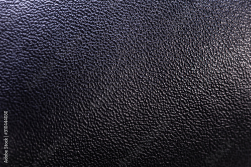 Background macro texture of black leather