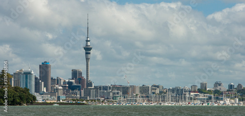 Auckland New Zealand Skyline Skytower