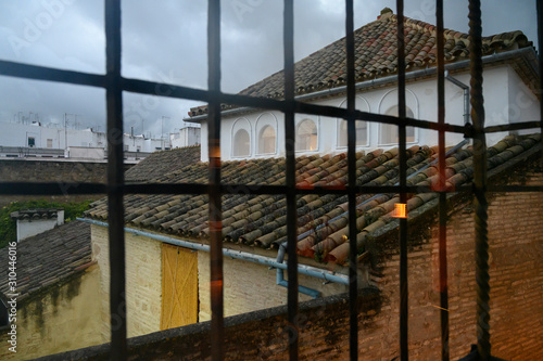 Old Jewish quarter seen from window, District Centro, C�rdoba, C�rdoba Province, Spain
