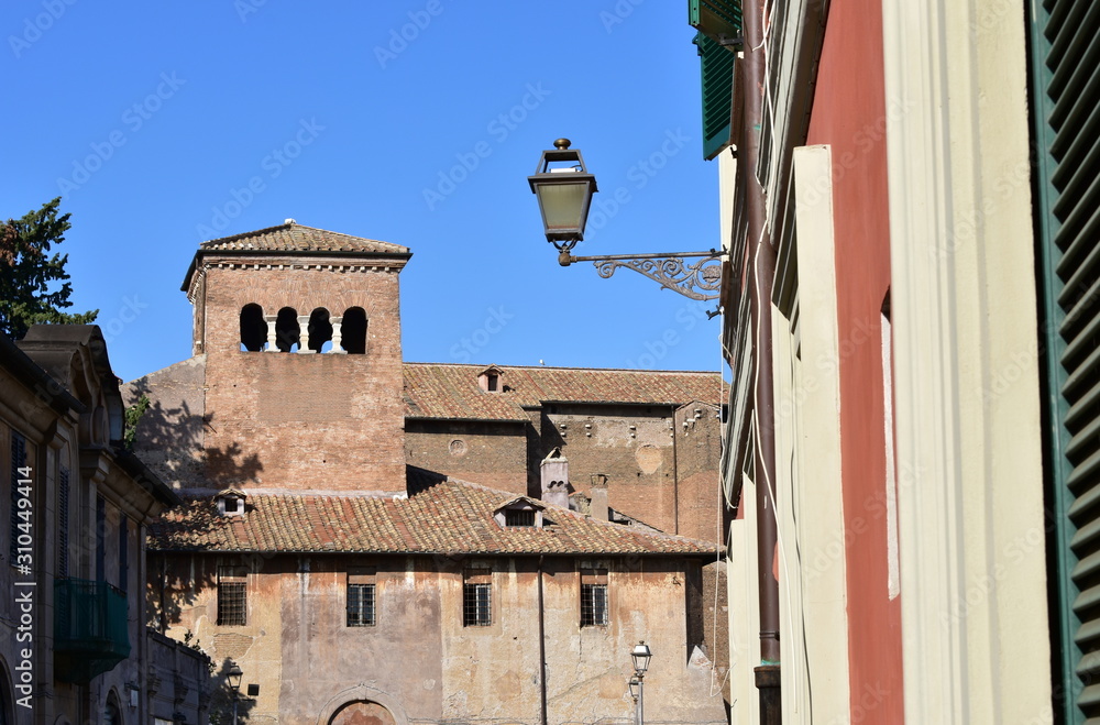 Basilica dei Santi Quattro Coronati, ancient roman church and monastery