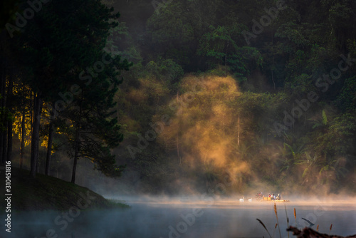 Pang-Ung is a large reservoir located at the top of a high mountain in Mae hong son