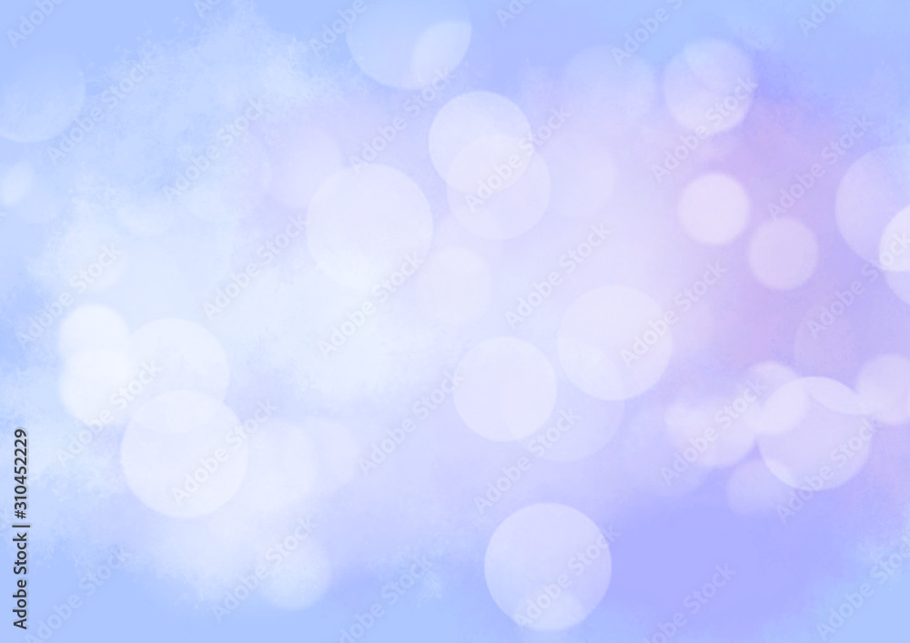 blue bokeh background