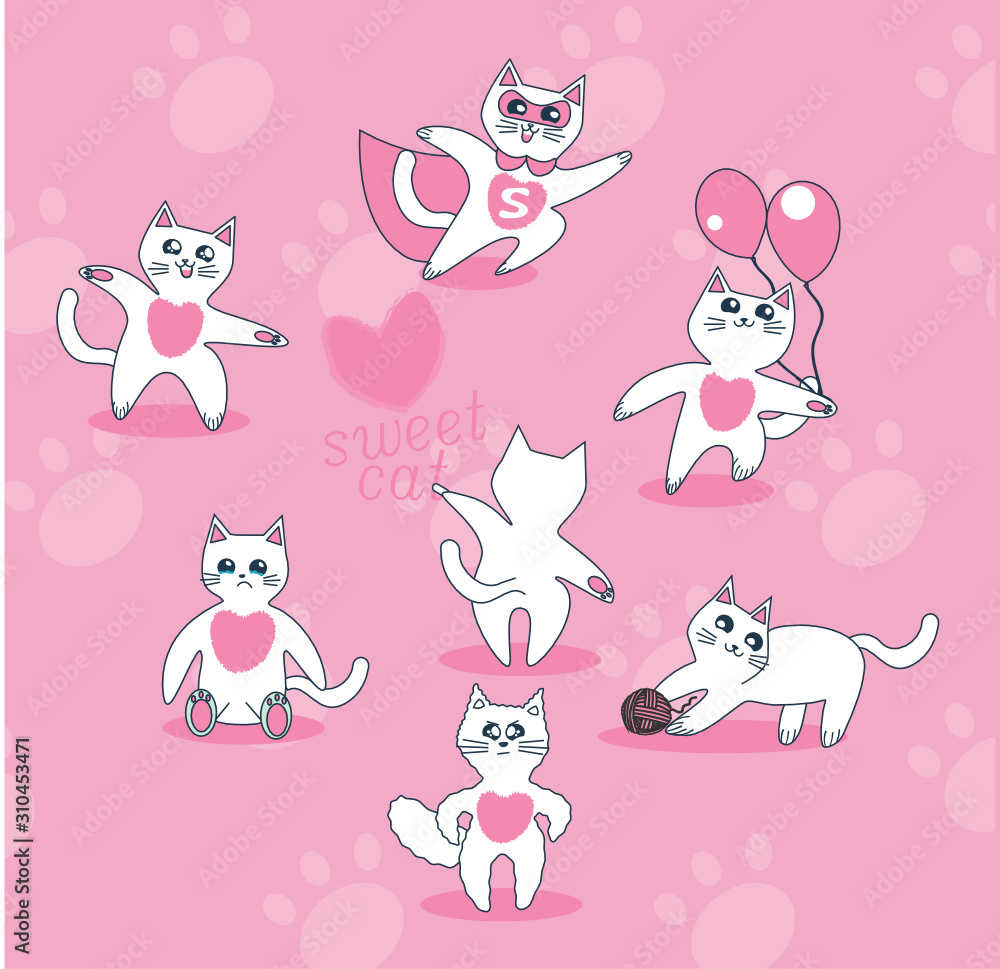 Obraz premium Cute kittens