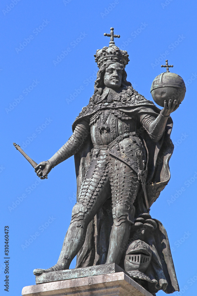 Leopoldo I Statue in Trieste Italy