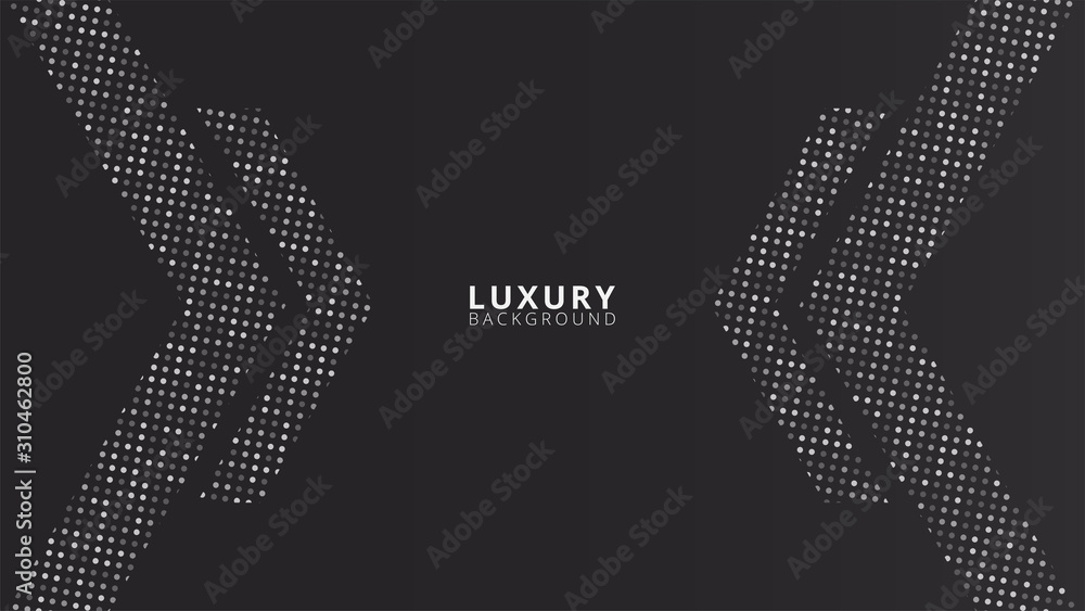 Black background. Abstract dark luxury background vector eps 10 with wave shiny glitters and random color halftone effect. Elegant, modern, minimal, trendy for banner, ads, wallpaper, cover. Black background. Abstract dark luxury background vector eps 10 with wave shiny glitters and random color halftone effect. Elegant, modern, minimal, trendy for banner, ads, wallpaper, cover.