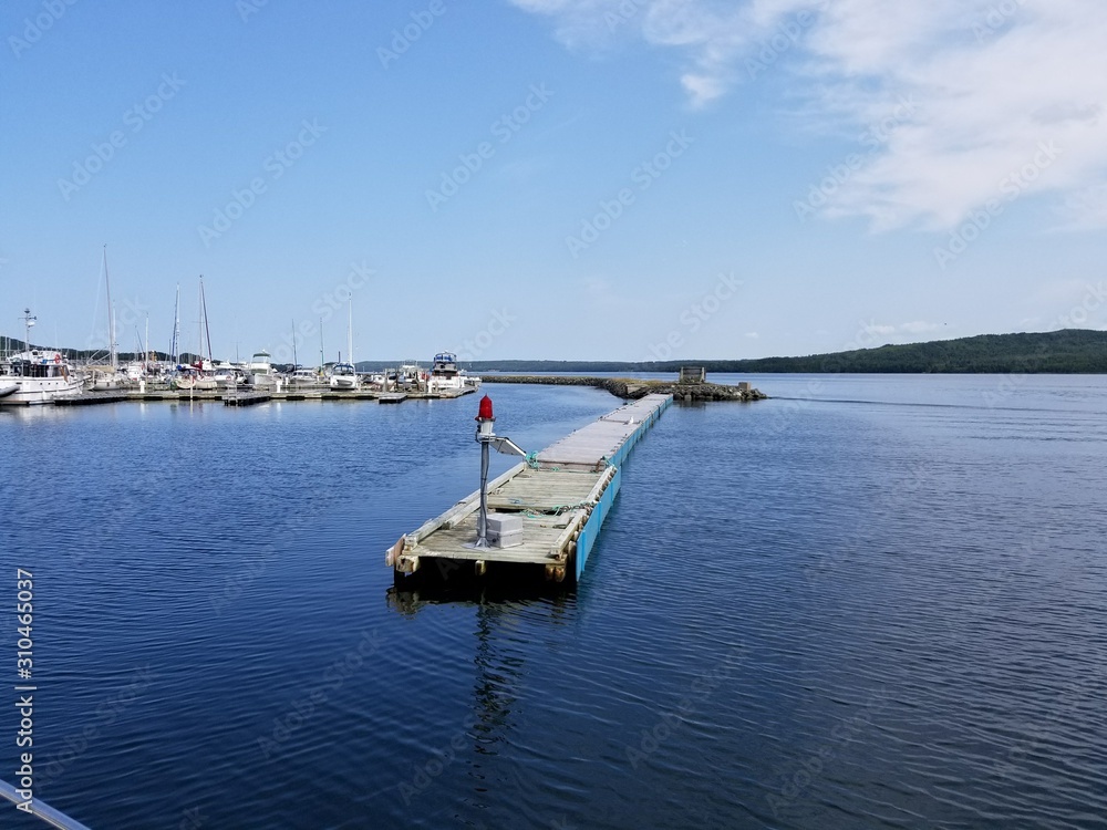 Fototapeta premium boats in harbor