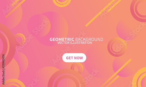 Modern Gradient abstract geometric shape background. for Poster ,lading page , flyer ,web , magazine , wallpaper layout template design background , stock vector EPS 10
