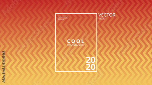 Red Orange yellow Minimal covers design. Colorful gradients. Future geometric. Eps10 vector. Zigzag halftone lines wave stripes backdrops. Multiple lines cool gradient texture backgrounds.