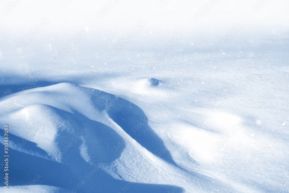 Obraz premium Background. Winter landscape. The texture of the snow