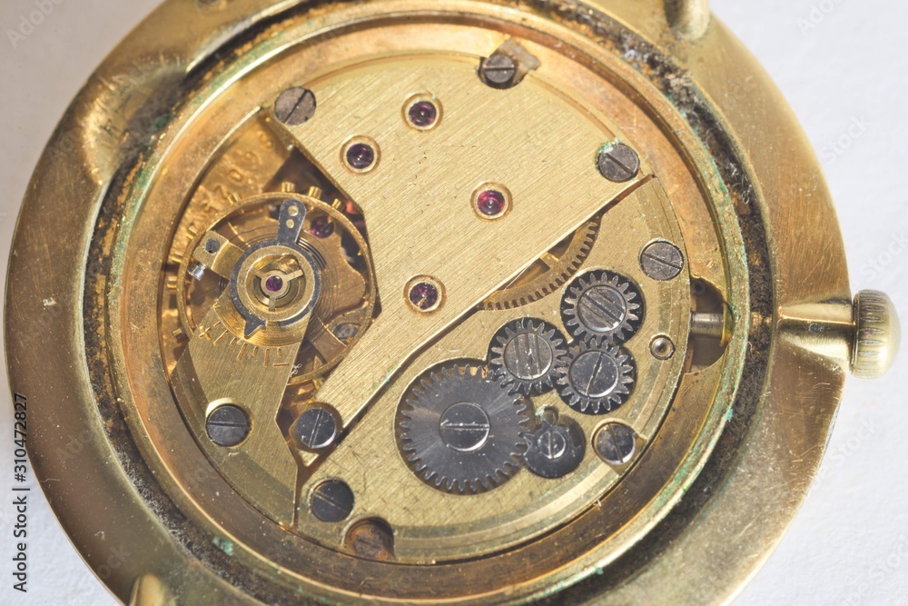 mechanism of old clock mechanism of old clock
