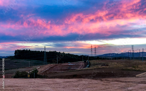 Construction Sunset, Brazil