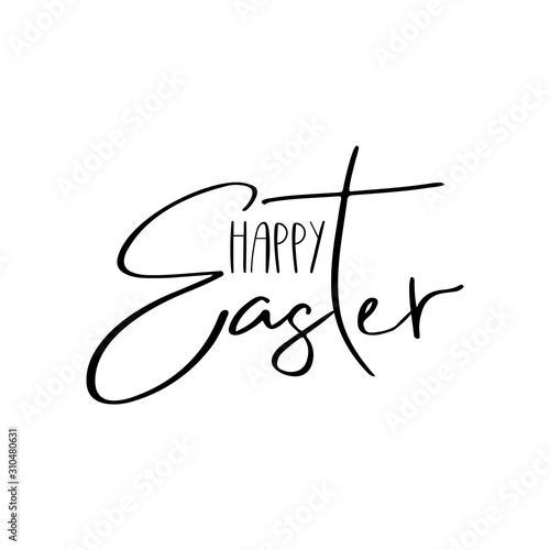 Happy Easter-Calligraphy text. Good for poster, banner , card, textile print