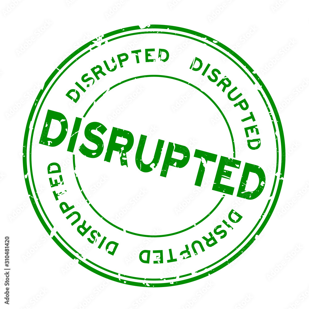 Grunge green disrupted word round rubber seal stamp on white background Grunge green disrupted word round rubber seal stamp on white background