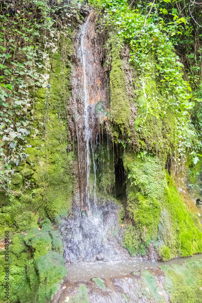 Cascades of the Huéznar River, tributary of the Guadalquivir, Seville, Spain Cascades of the Huéznar River, tributary of the Guadalquivir, Seville, Spain