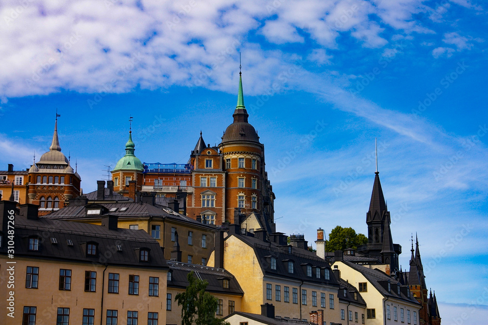 panoramic view of Stockholm Sweden