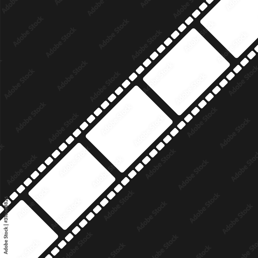 Camera roll film. Cinema vector eps 10. photo film