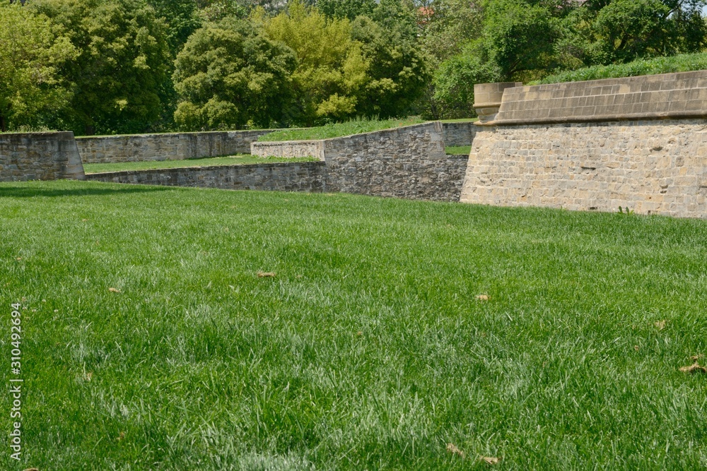 Obraz premium Citadel walls in Pamplona, Spain
