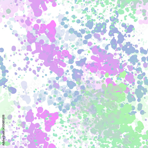 Spray Seamless Pattern. 