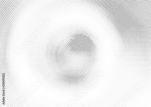 Abstract halftone dotted background. Futuristic grunge pattern, dot and circles.  Vector modern optical pop art texture for posters, sites, business cards, cover, postcards, labels, stickers layout. © uncleaux