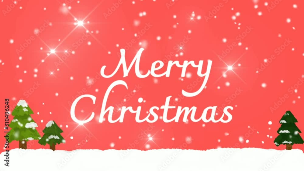 Marry Christmas animation background video motion premium Marry Christmas animation background video motion premium
