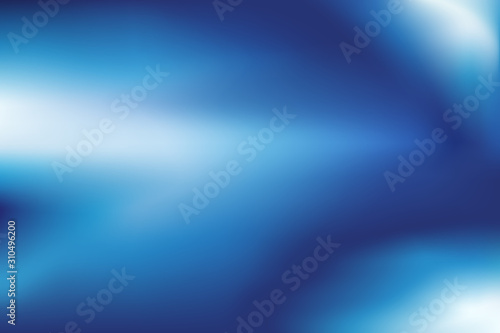 horizontal wide multicolored blurred background. Blue sea neon colors blurred background vector