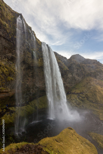 Seljalandsfoss waterfall in the south of Iceland