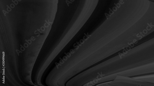 soft smooth dark fabric abstract curve shape textile decorative blcak background