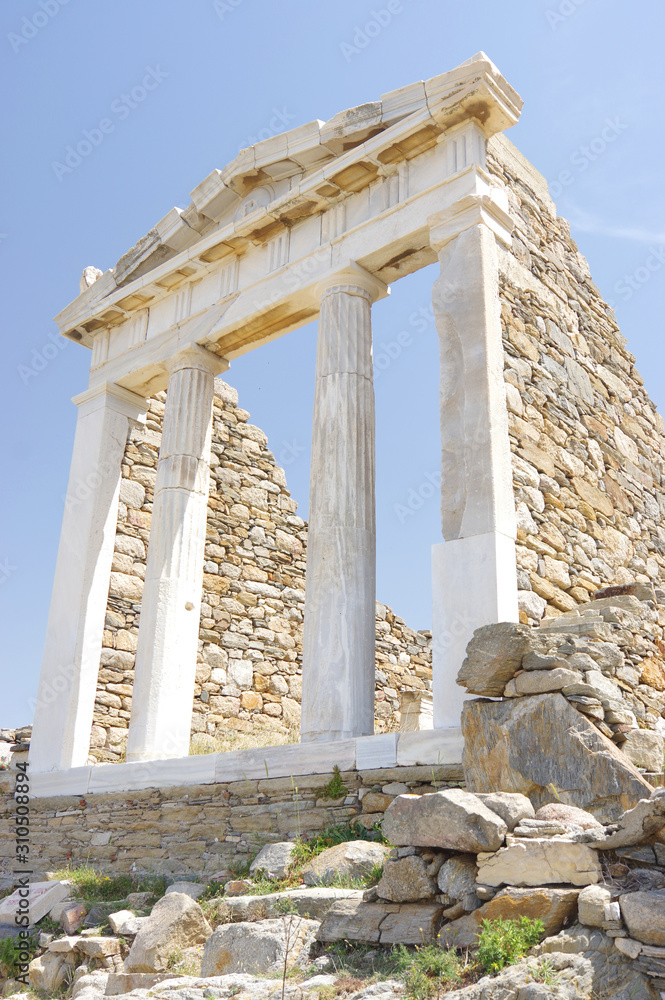 ancient temple of Isis on Delos