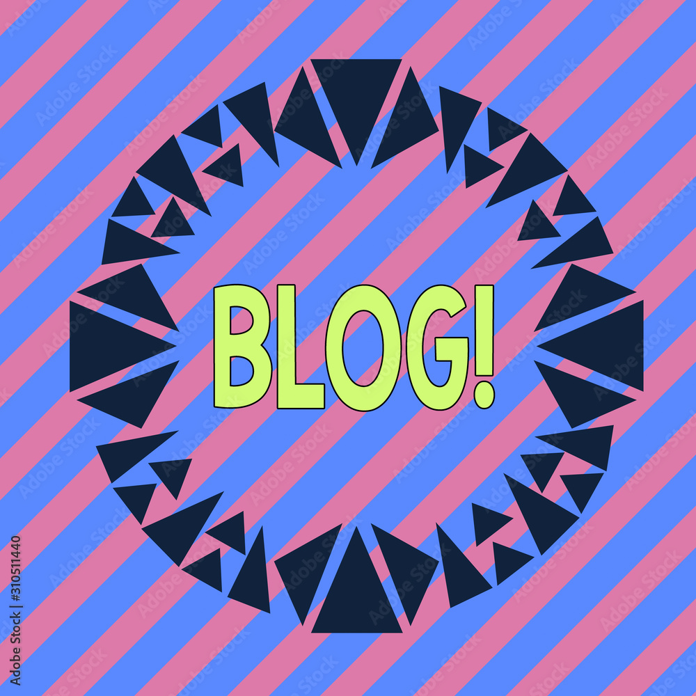 Handwriting text Blog. Conceptual photo regularly updated website or web page run by an individual or group Asymmetrical uneven shaped format pattern object outline multicolour design Handwriting text Blog. Conceptual photo regularly updated website or web page run by an individual or group Asymmetrical uneven shaped format pattern object outline multicolour design