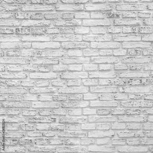 white brick wall used as background