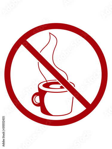 Kein Kaffee Schild mich liebe