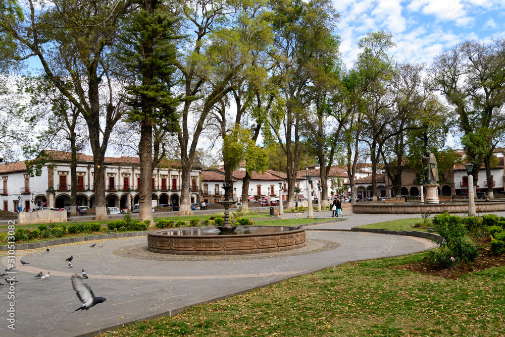 Plaza de Patzcuaro, Michoacan, Mexico
