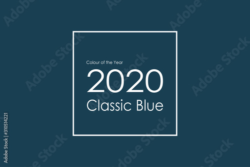 Colour of 2020 classic blue