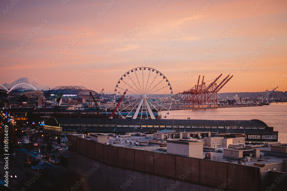 Obraz premium Seattle Water Landscape