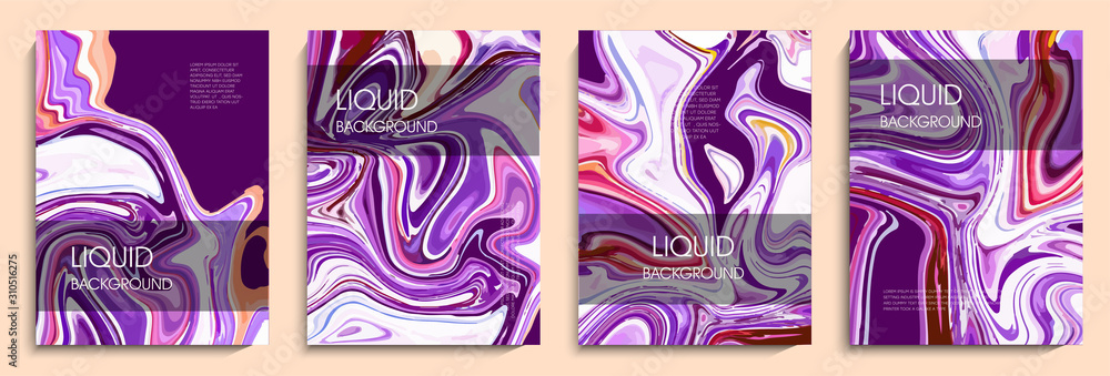 Fluid background in purple colors. Suitable for the design of covers, presentations, invitations, flyers, annual reports, posters and business cards. EPS 10 vector