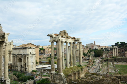 The Roman Forum in Rome Italy and all its glory