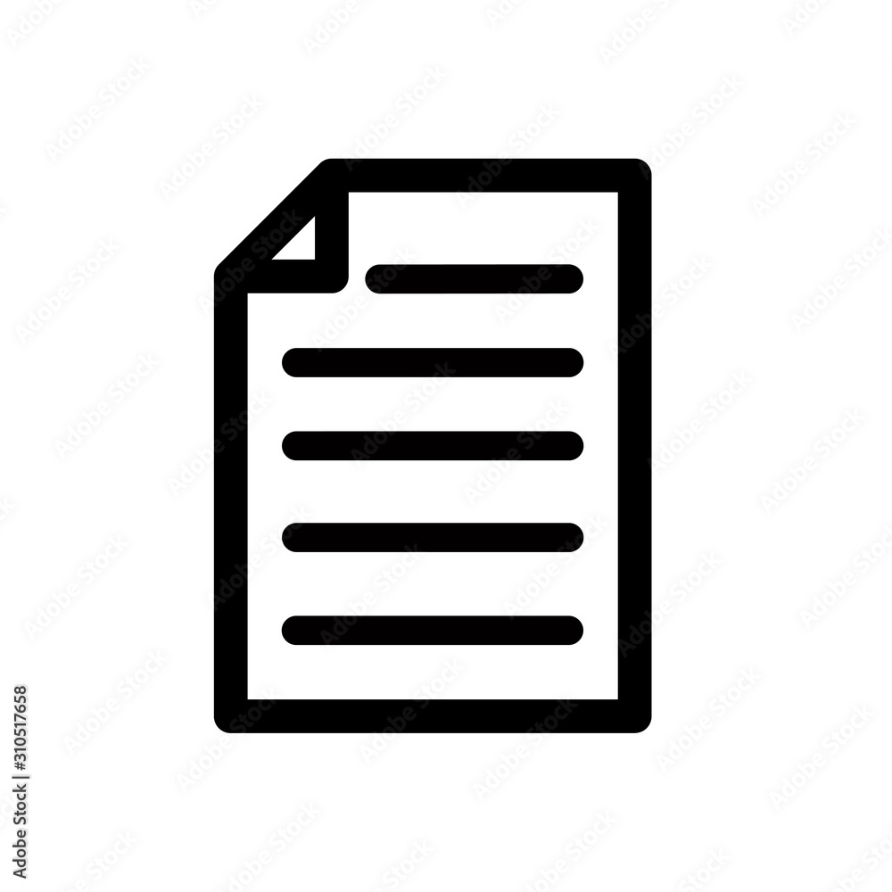 File icon vector. Document icon illustration File icon vector. Document icon illustration