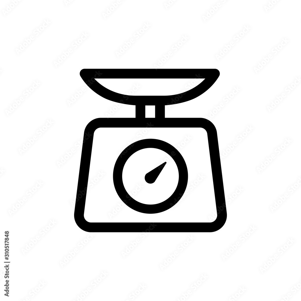 scale icon vector logo template scale icon vector logo template