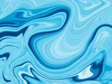 Blue liquid abstract stripes freely-flowing shapes with curvy swirl waves background