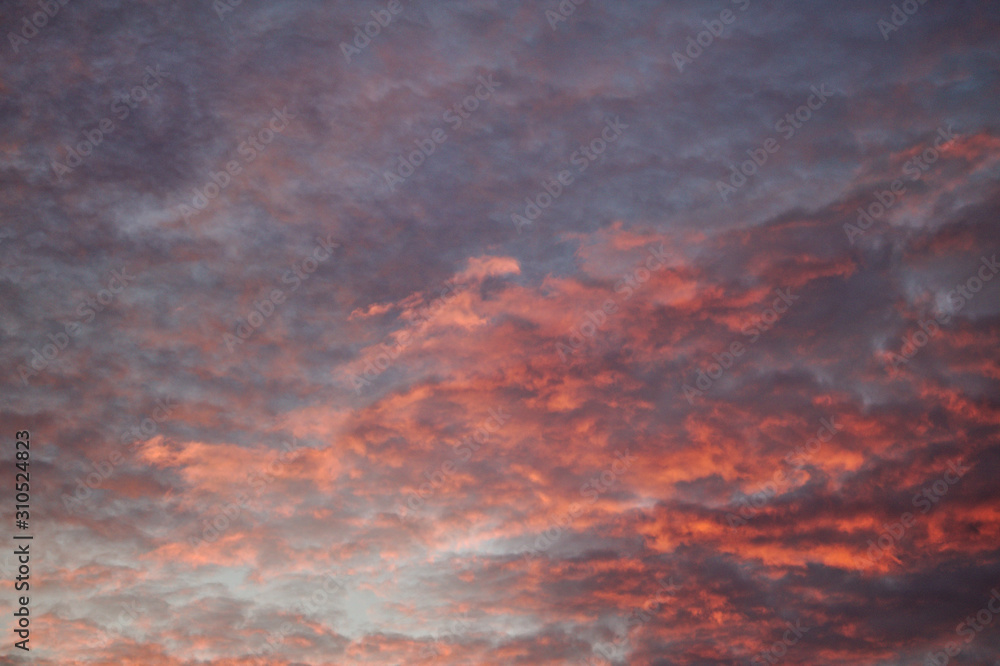 Fototapeta premium abendhimmel rot