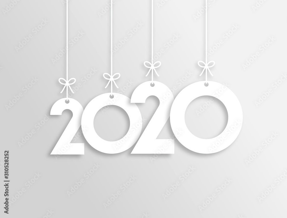 2020 Trendy Colorful Vector Backgorund