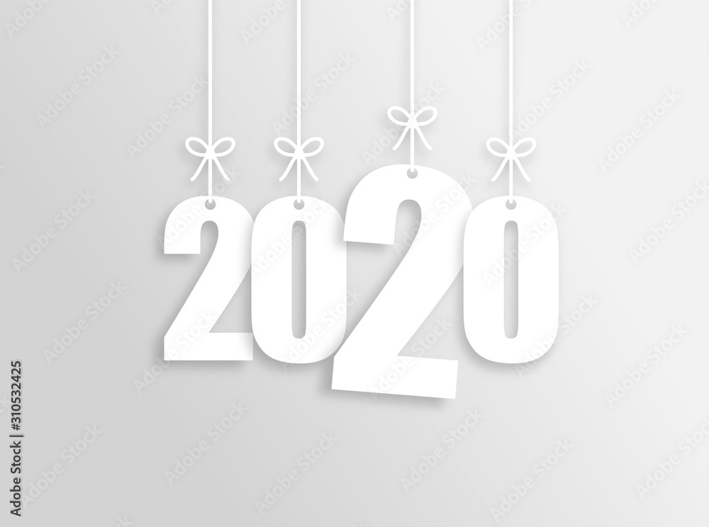 2020 Trendy Colorful Vector Backgorund
