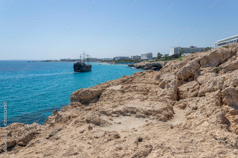 boat, boat, at sea, ocean, Ayia Napa, Cyprus