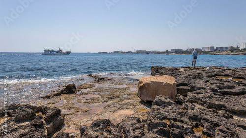 Wallpaper Mural rocks and the sea, the ocean in Ayia Napa, Cyprus Torontodigital.ca