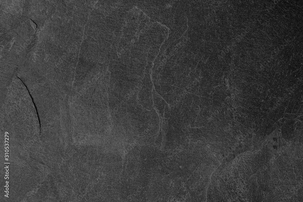 Naklejka premium Dark grey black slate background or texture.