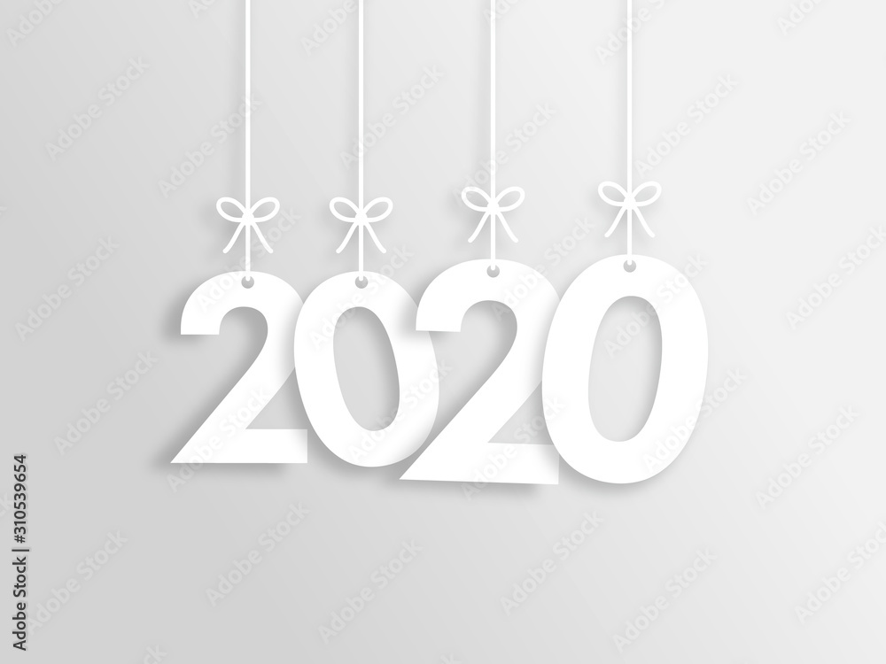 2020 Trendy Colorful Vector Backgorund