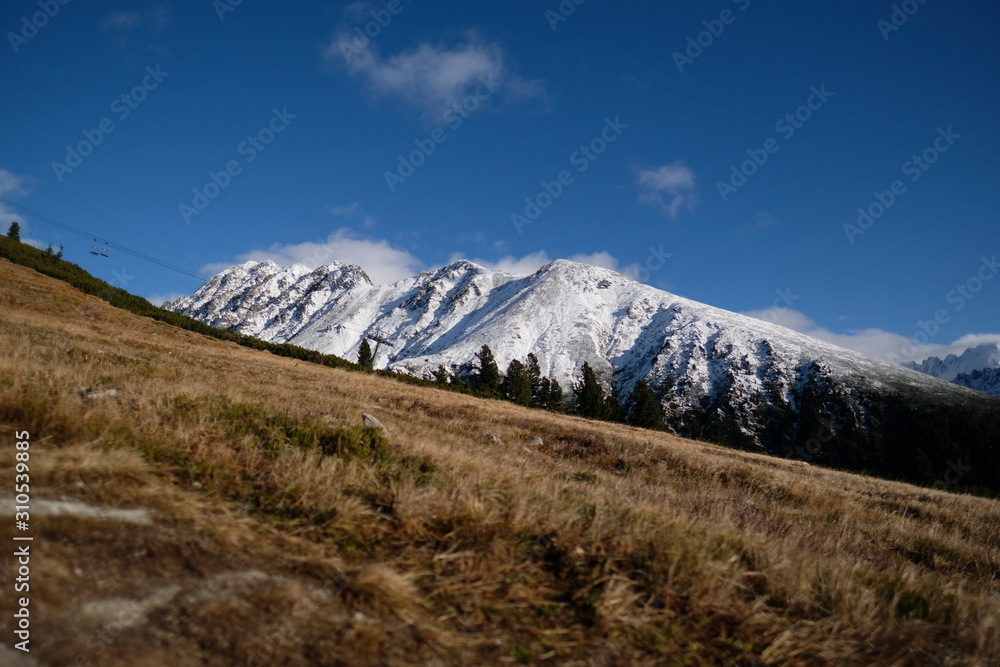 view of snowy mountain